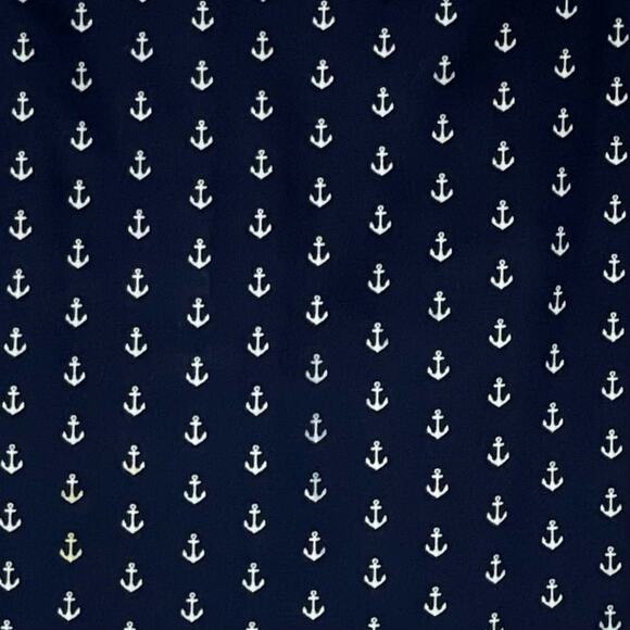 J Crew Navy With White Anchors Vacation Cruise Sailing Skirt NWOT Size 0 - Picture 4 of 10